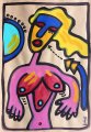 juhel 03 huile sur papier kraft 2005 30x21