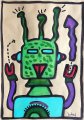 juhel 04 huile sur papier kraft 2005 30x21