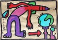 juhel 08 huile sur papier kraft 2005 21x30