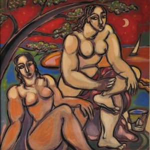 martinery 02 huile sur toile 50x50 2005